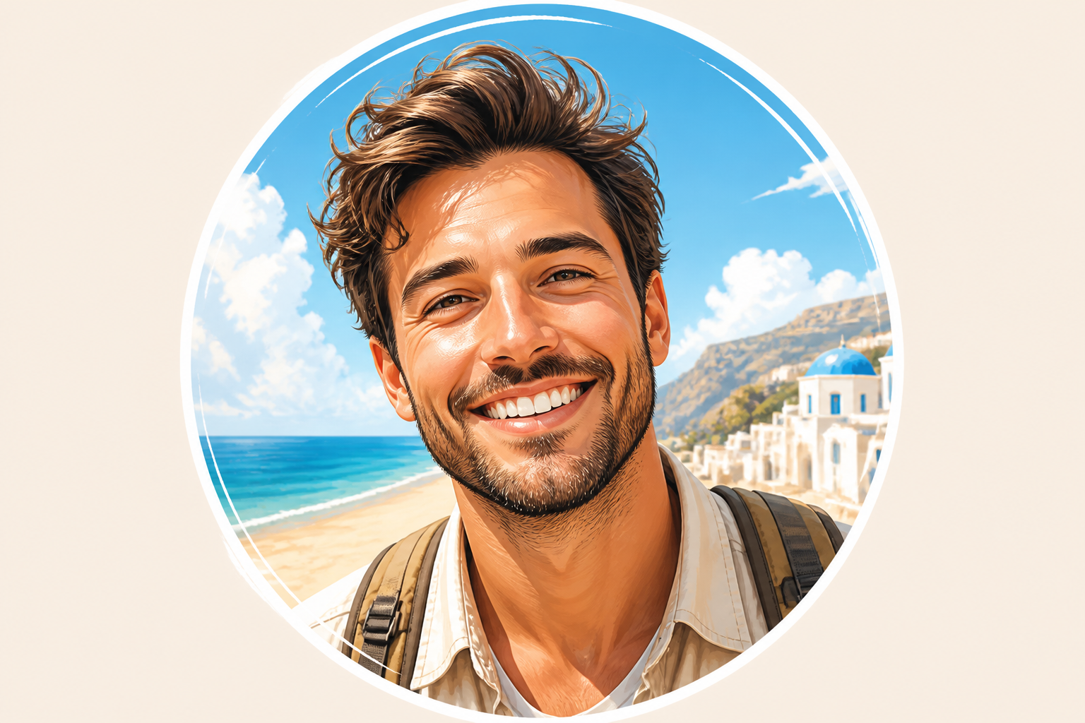 Travel vlog profile picture