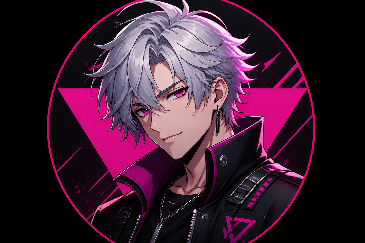 Anime streamer profile picture