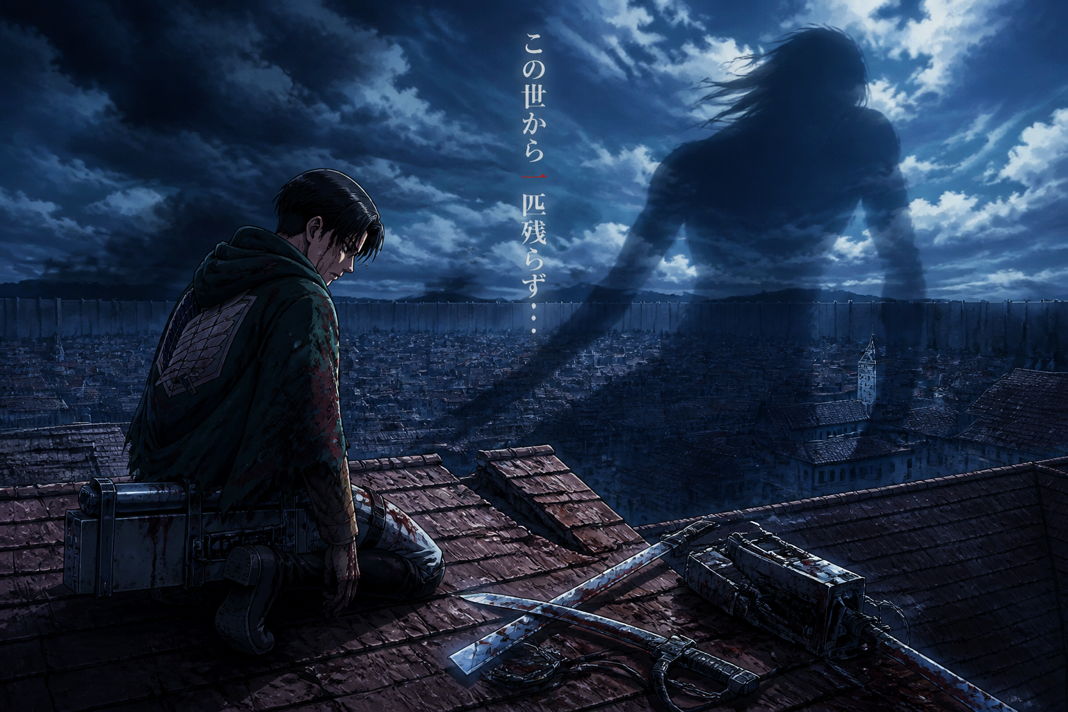 Lone scout after the clash