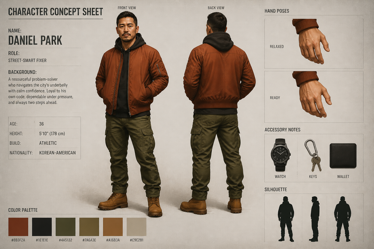 Urban adventurer sheet (after)
