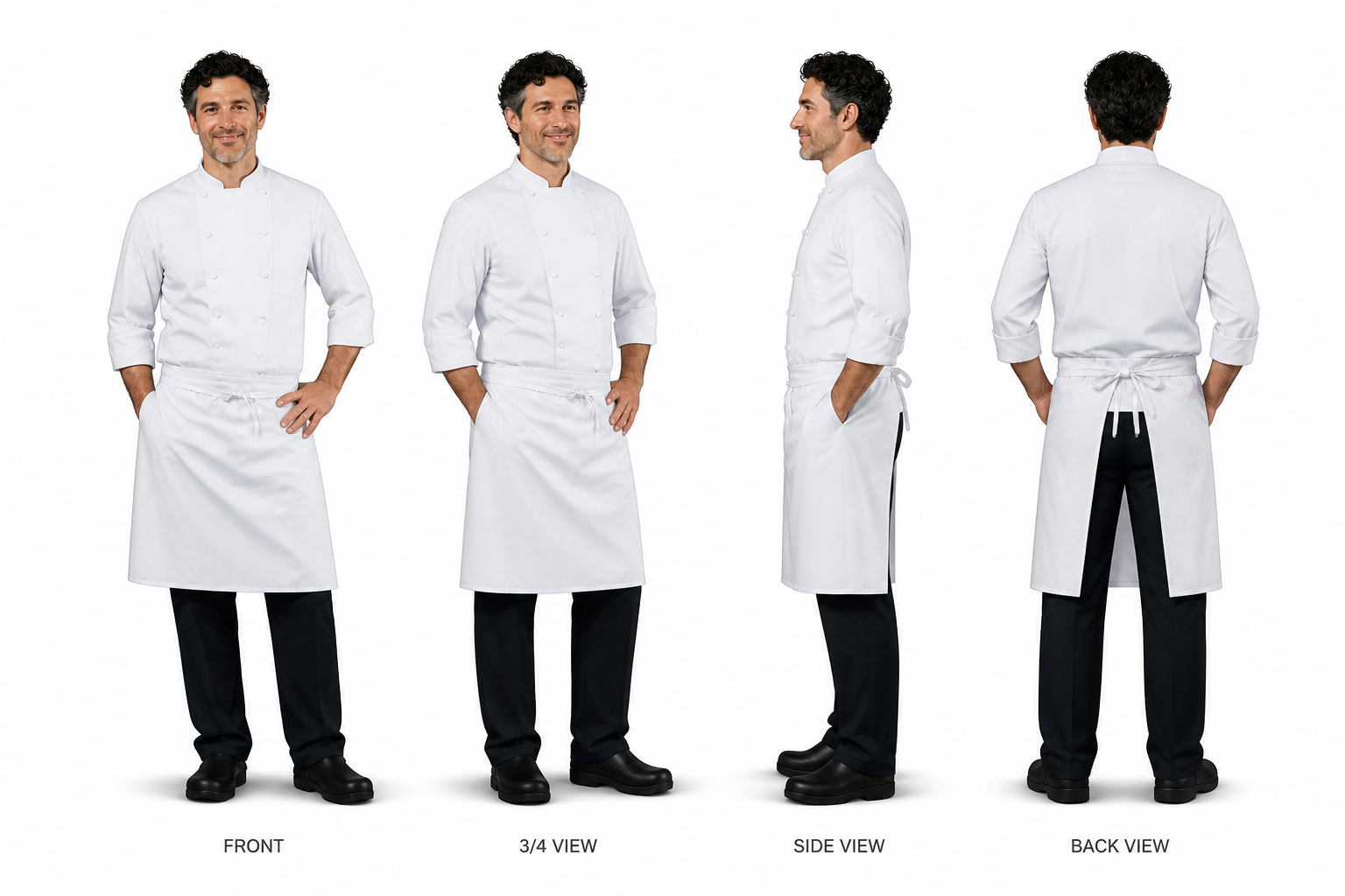 Chef mascot sheet (after)