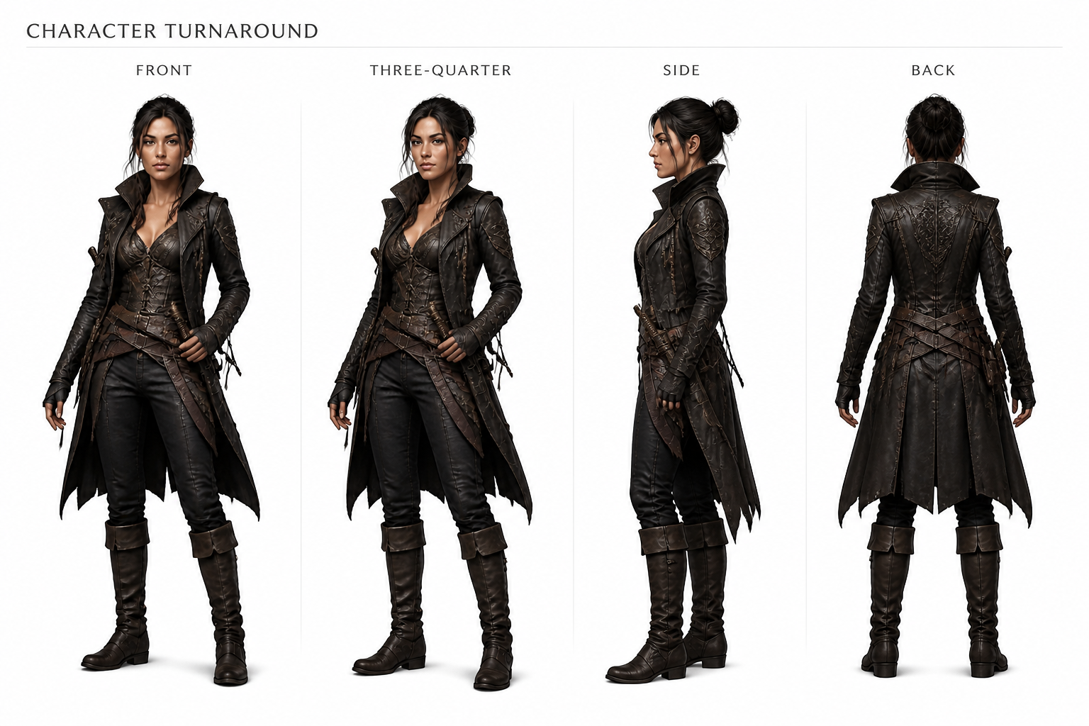 Consistent multi-view turnarounds (after)