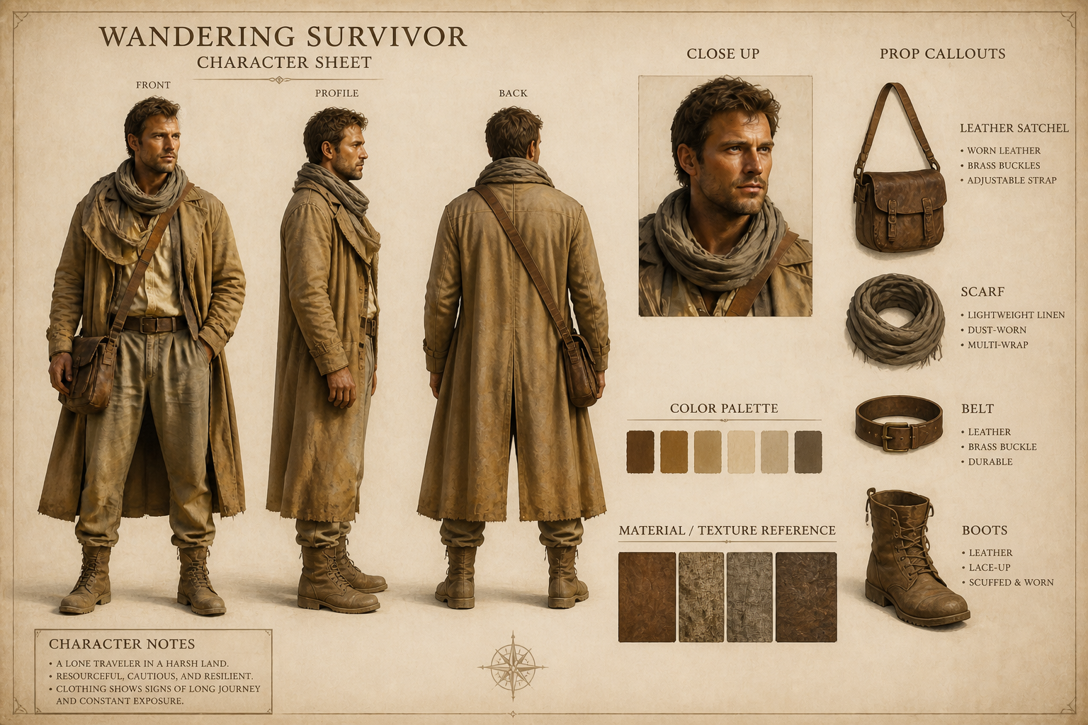 Painterly explorer sheet (after)