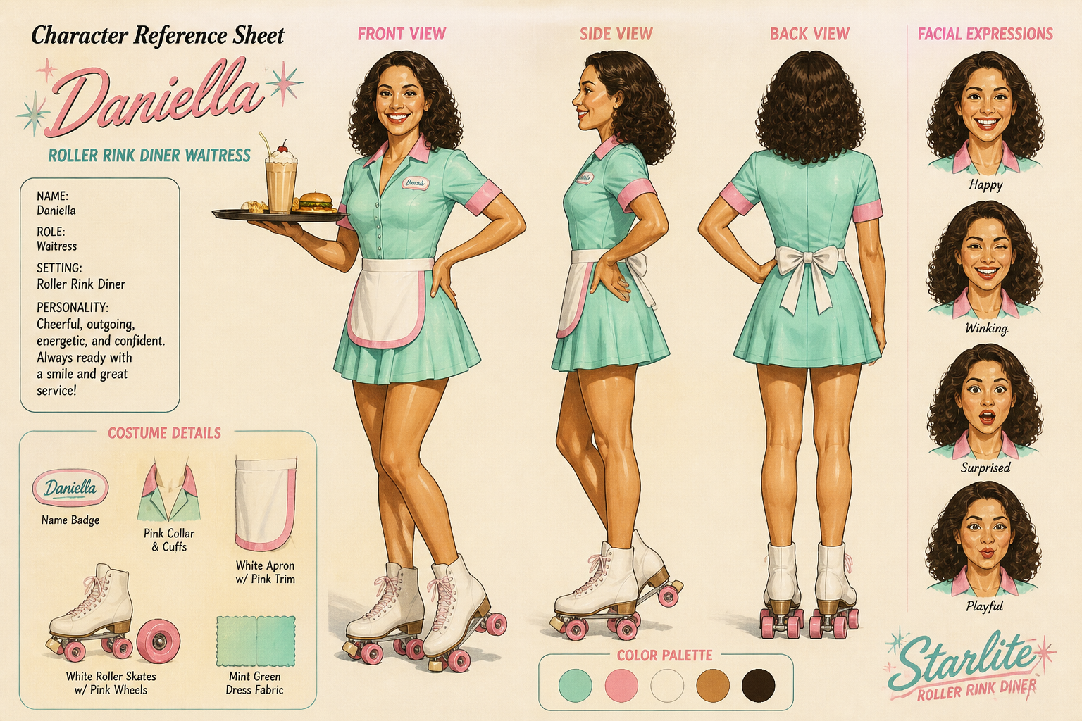 Retro editorial sheet (after)