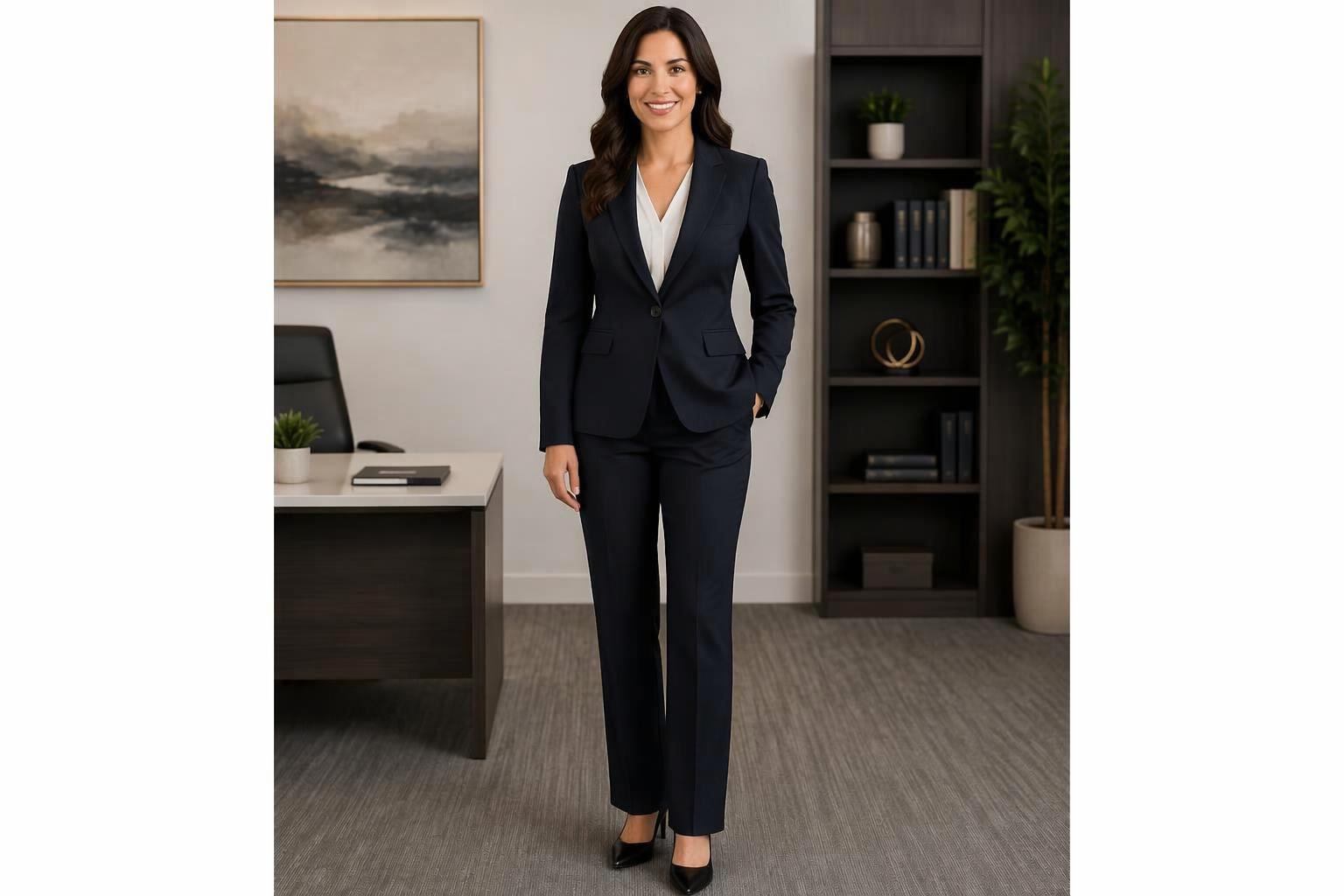 Professional head to toe portrait (after)