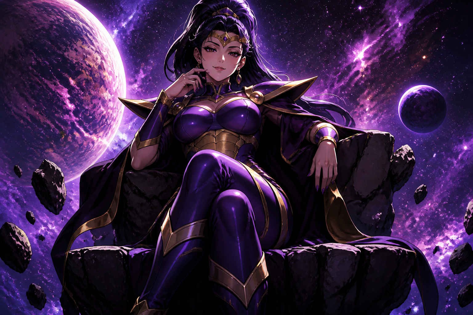 Cosmic villainess concept