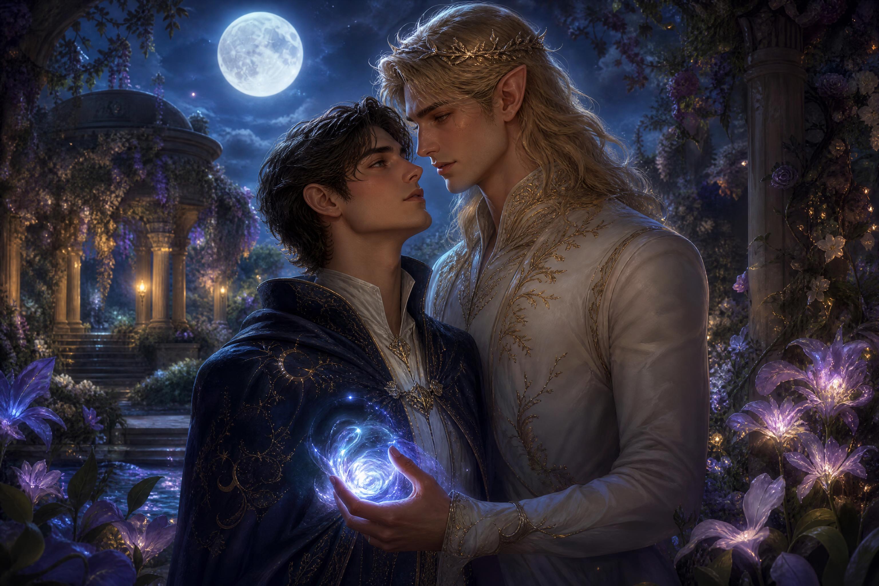 Fae prince and moonlit mage