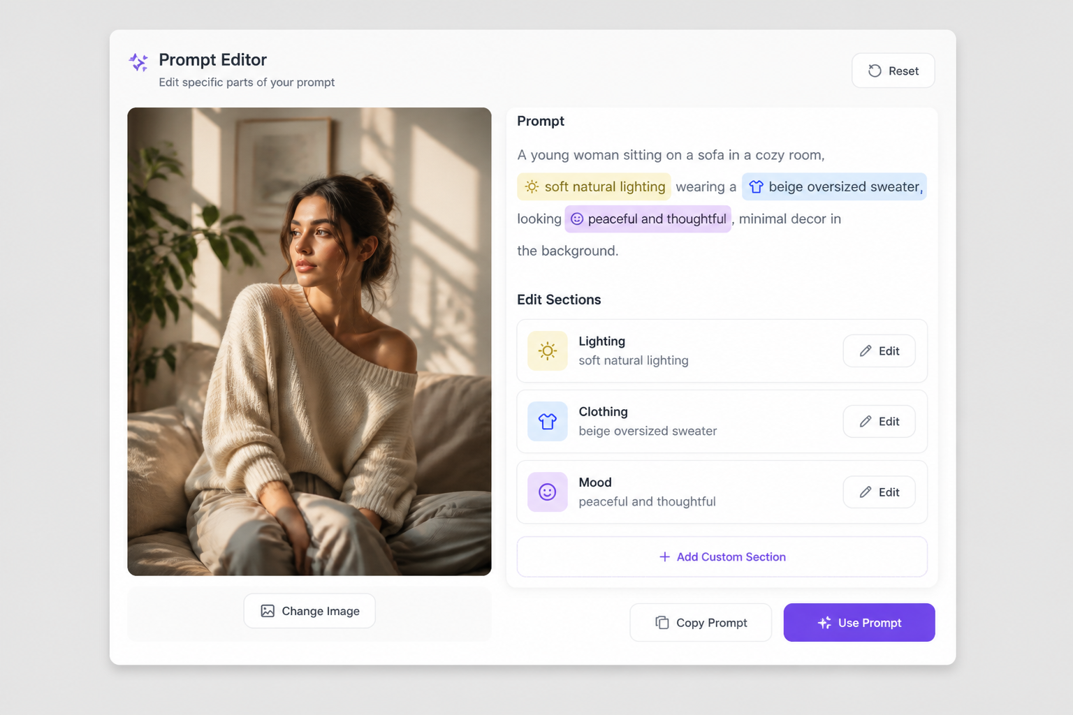 Customise your details