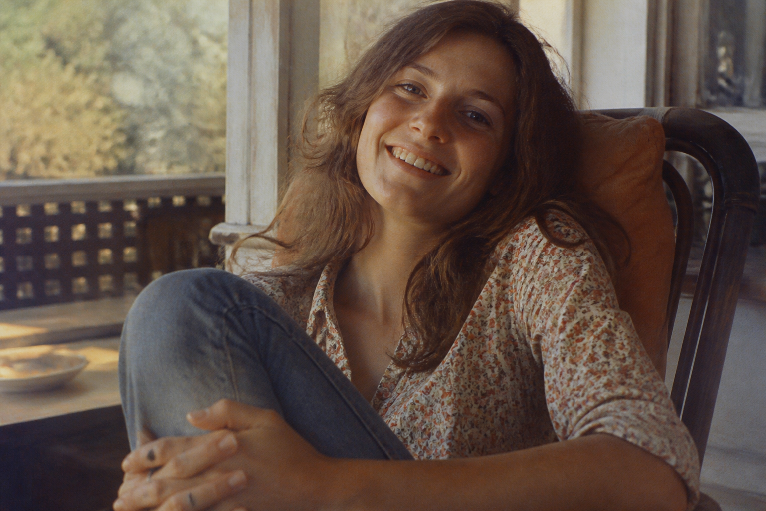 Vintage 70s porch portrait