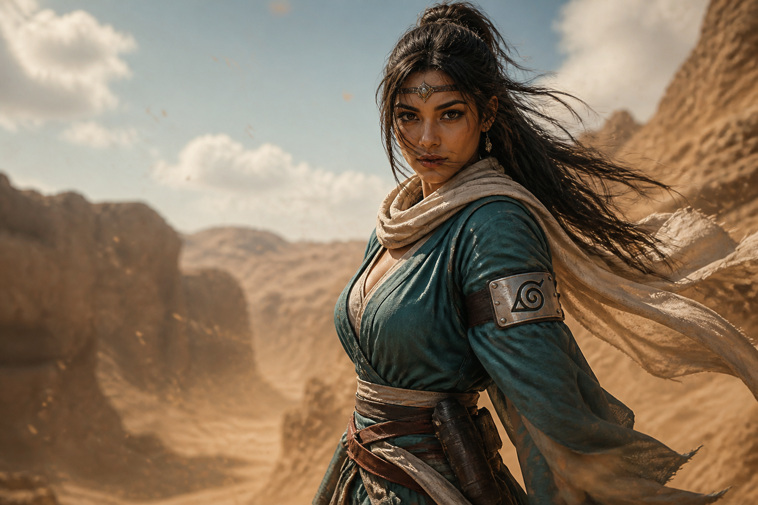 Desert shinobi heroine