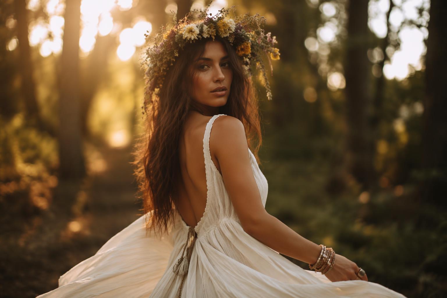 Forest bohemian glamour art