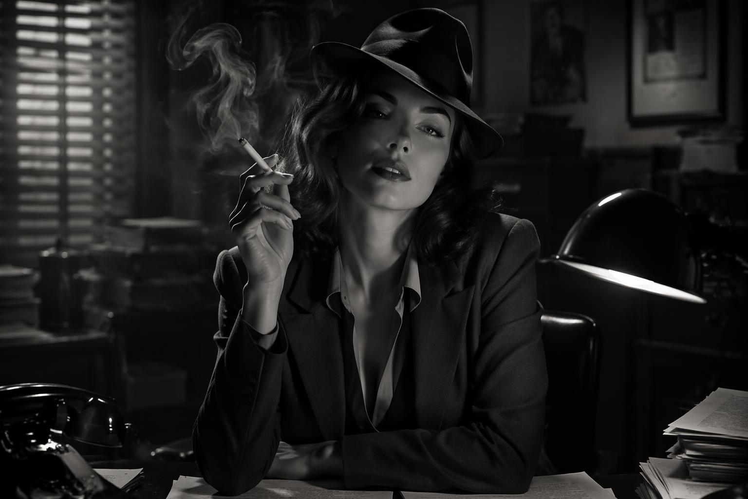 Film noir dramatic female character