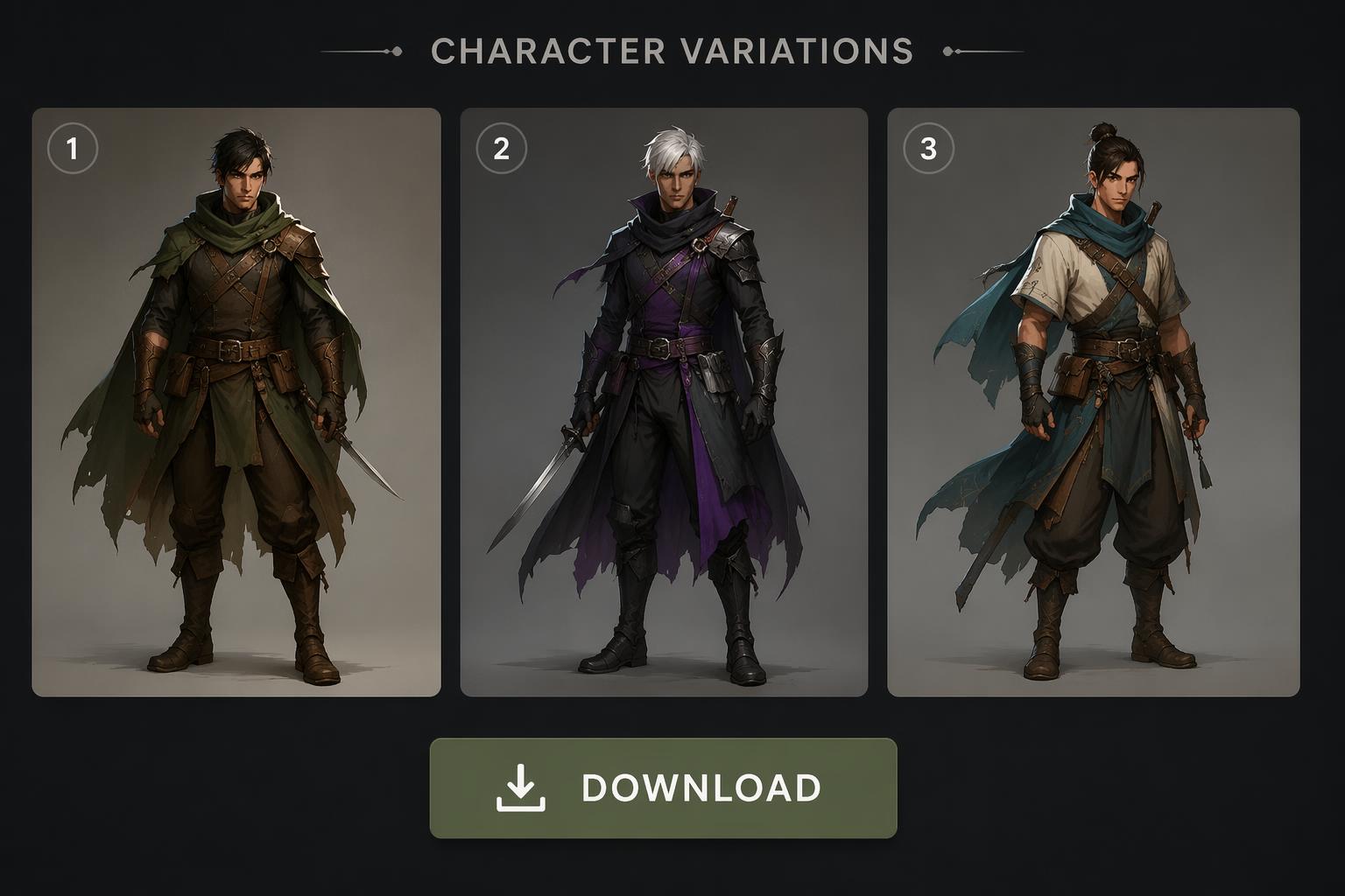 Generate and download your art