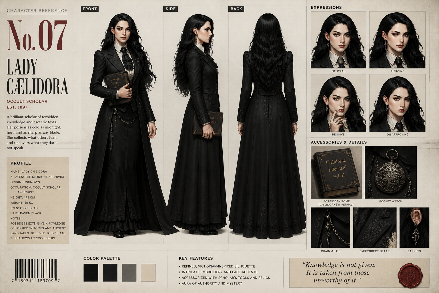 Editorial goth character sheet (after)