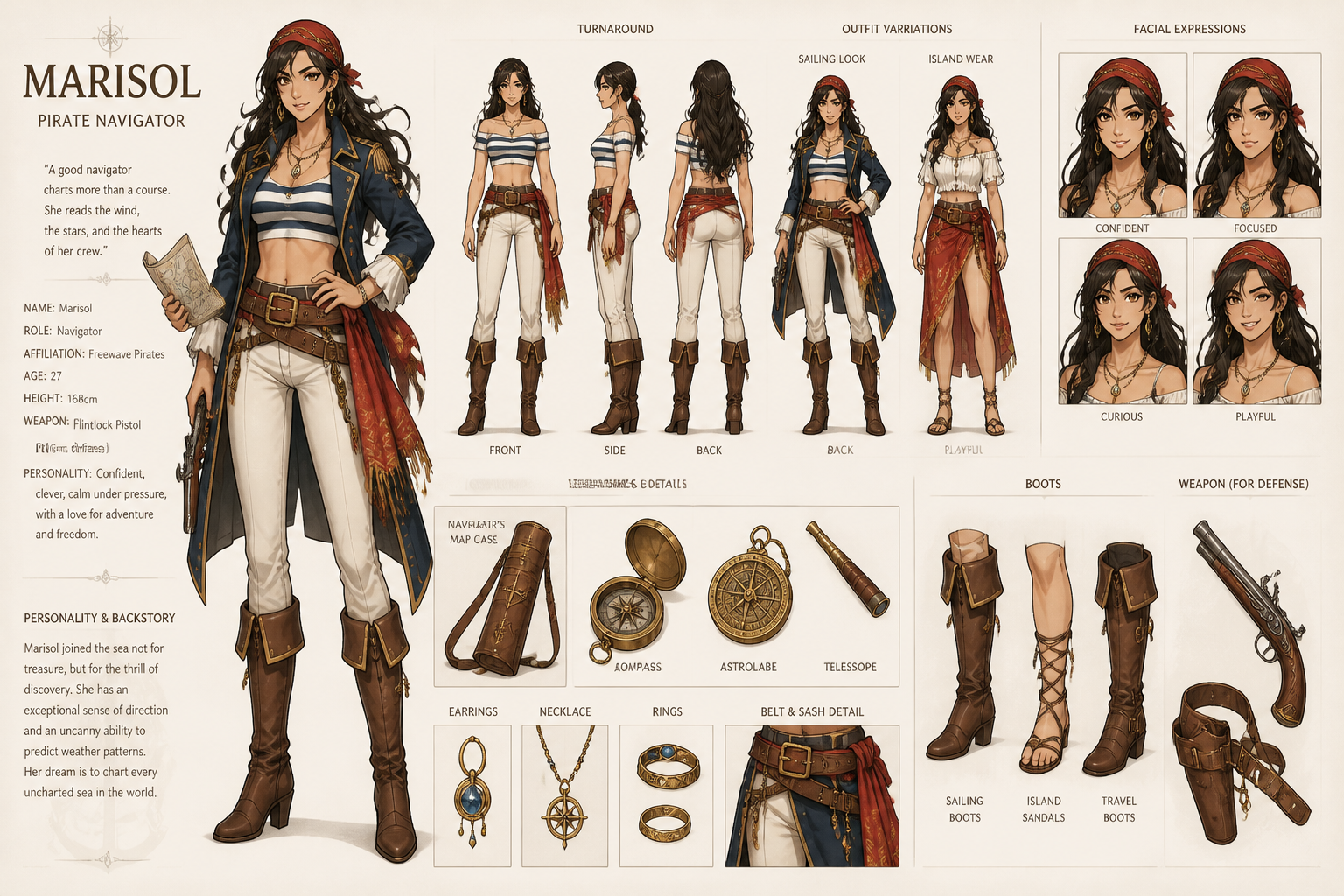 Strong Character Design Details