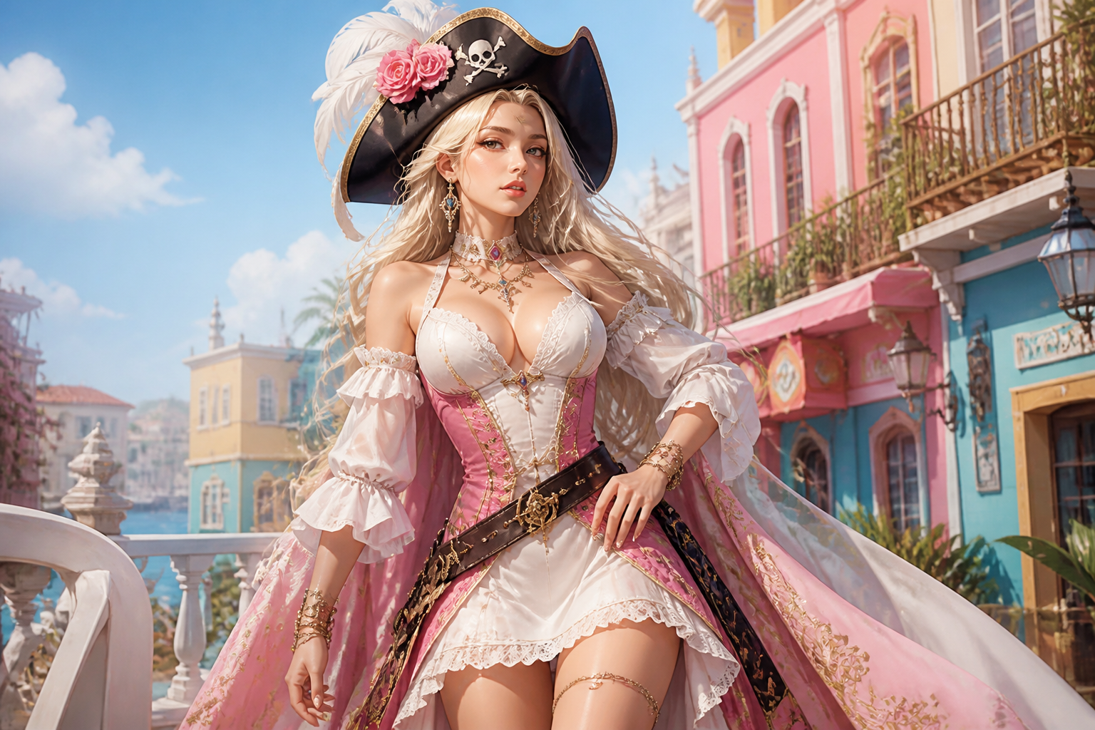 Island princess cosplay look