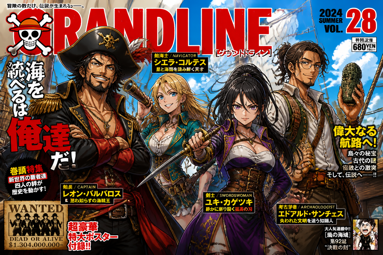 Original pirate crew lineup