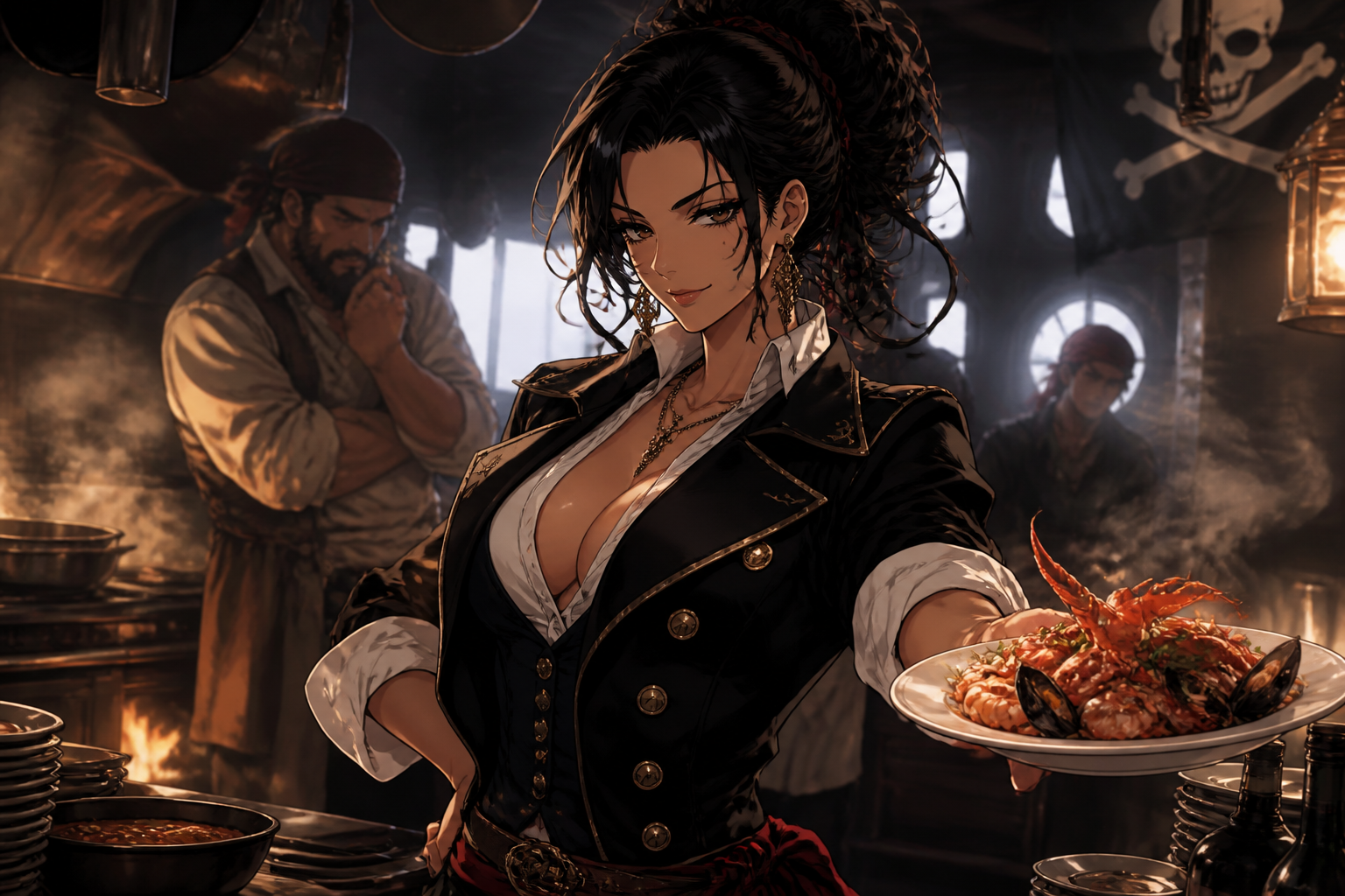 Pirate crew chef heroine