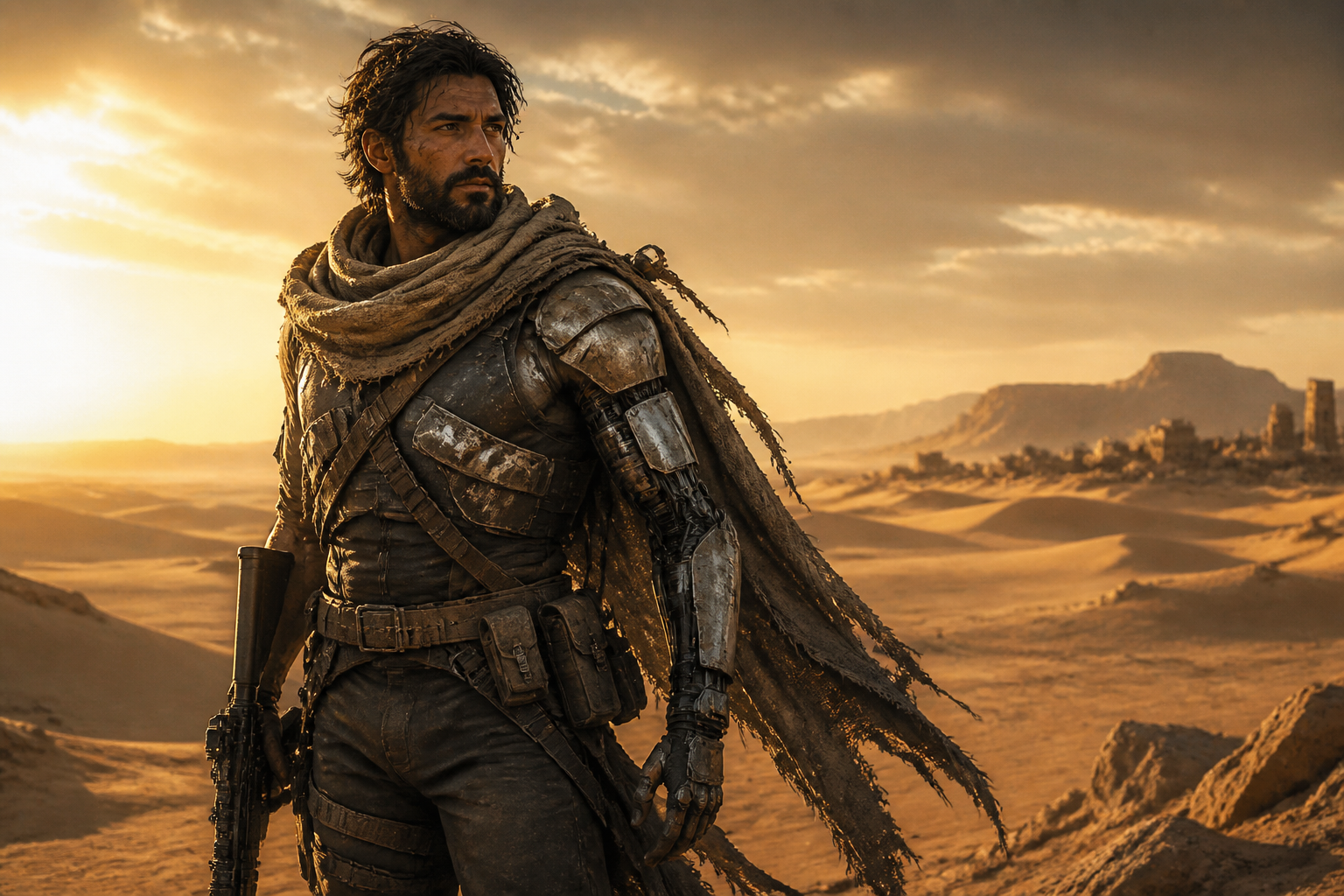 Desert mercenary concept
