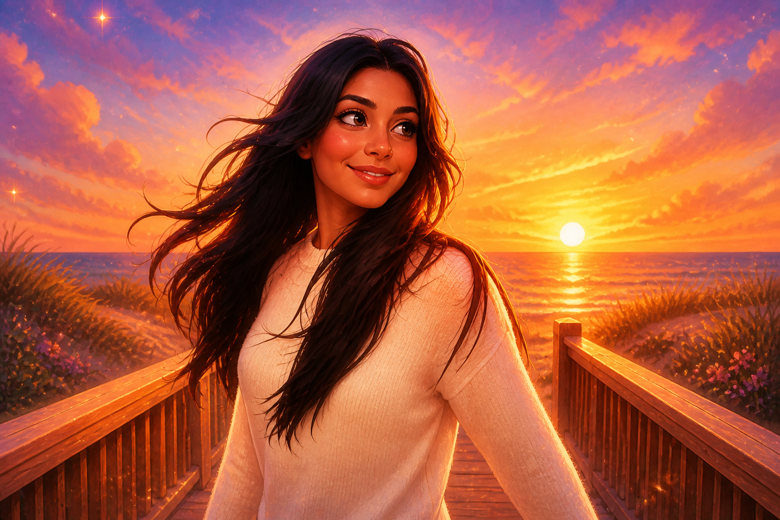 Sunset storybook makeover (after)
