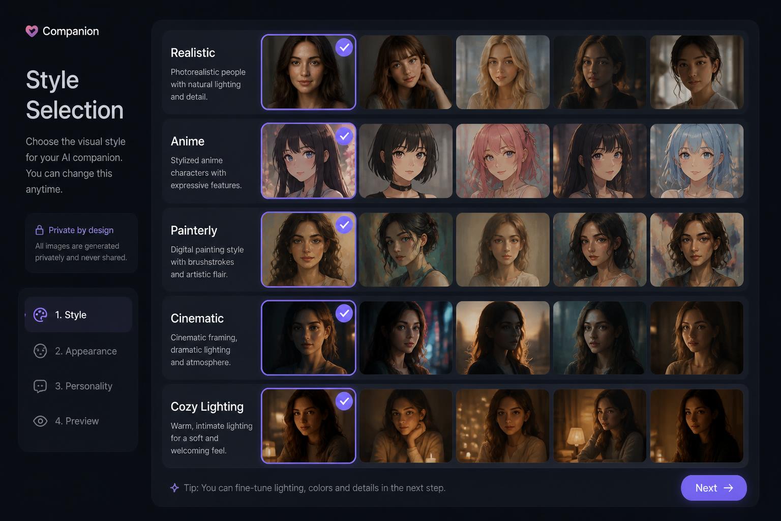 Pick a Style