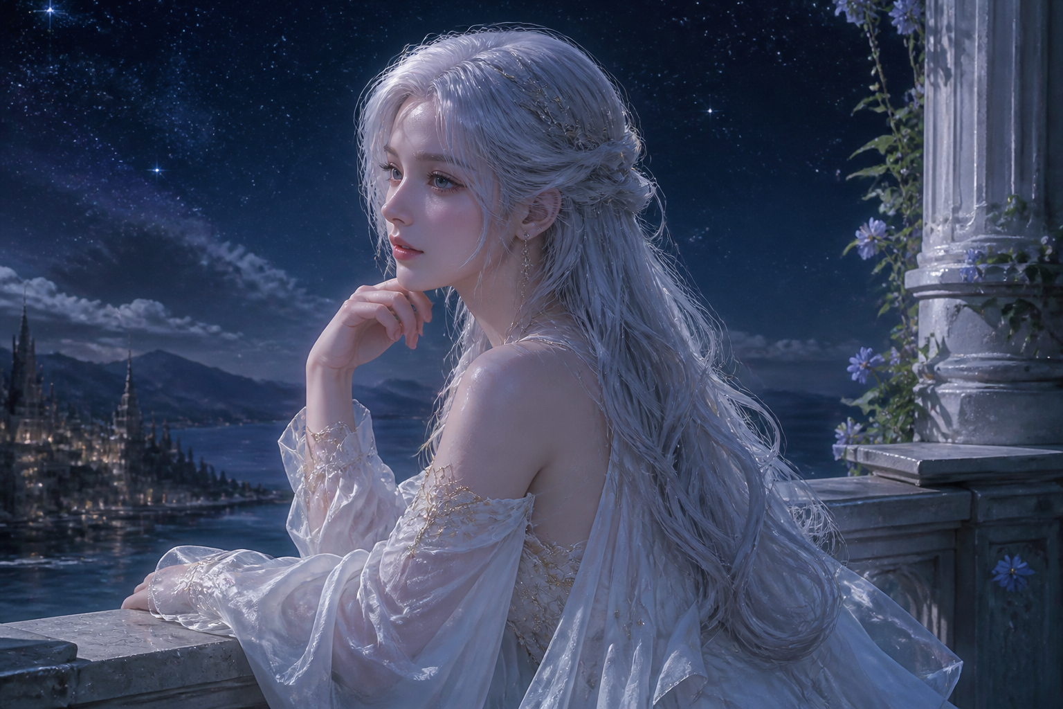 Ethereal fantasy style companion