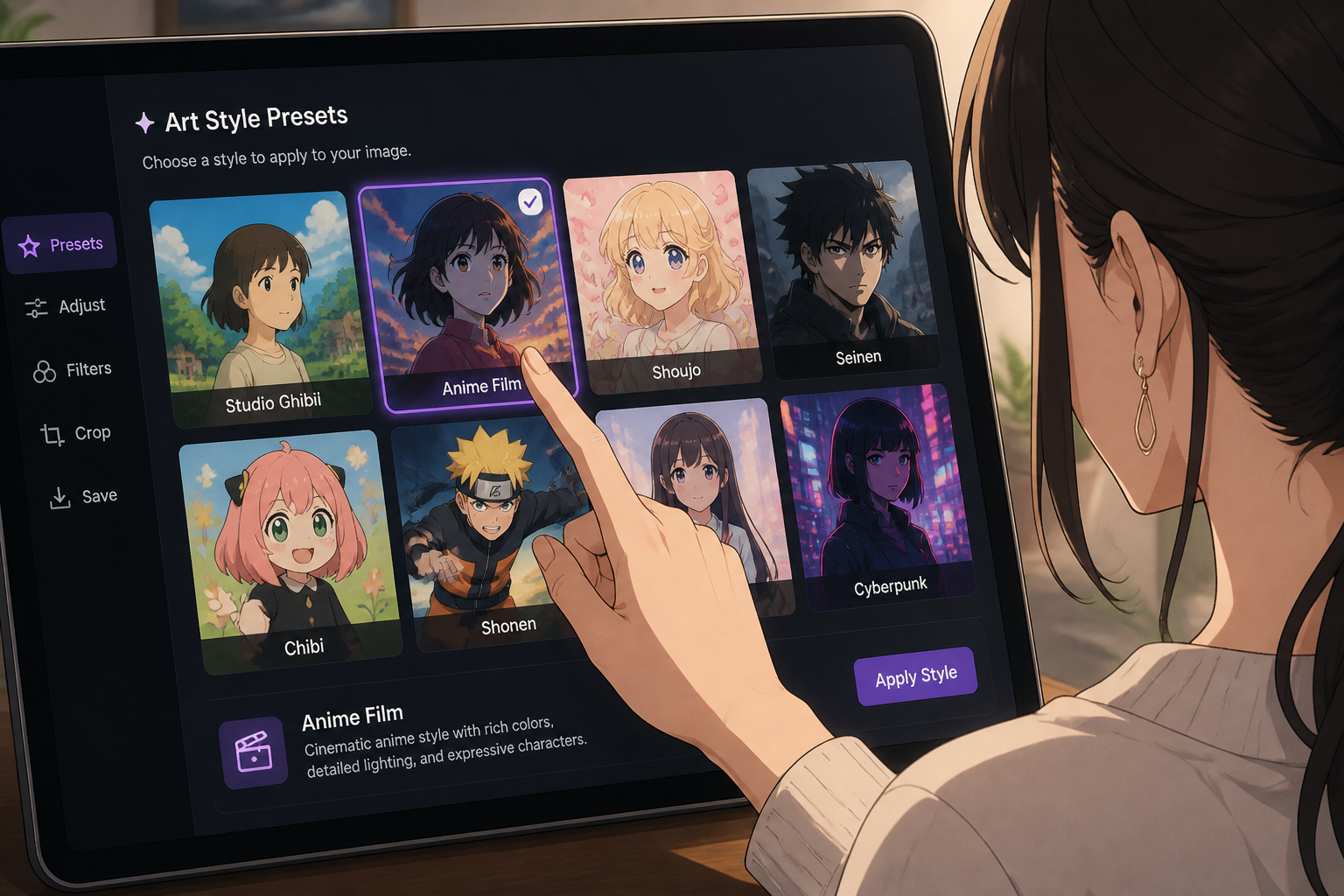 Select Anime Style