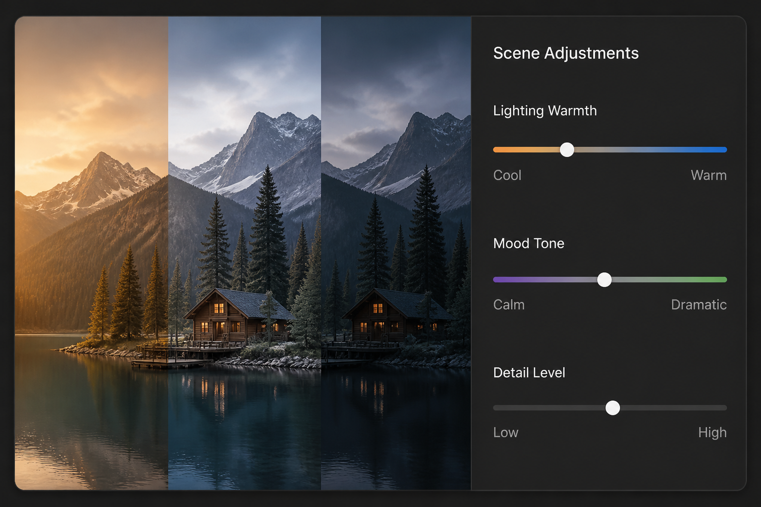 Adjust fine details