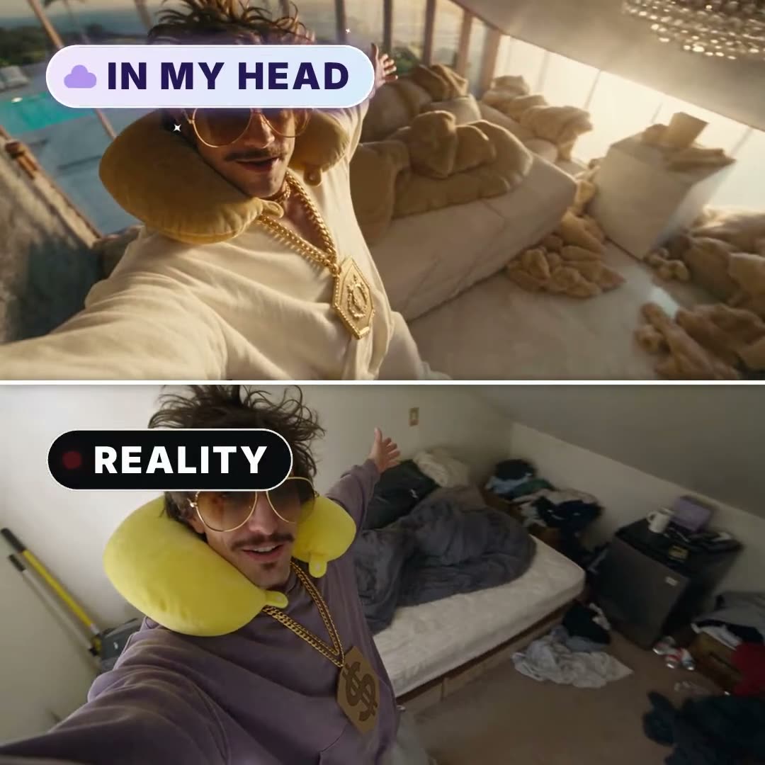 Split Screen Labels on a real video