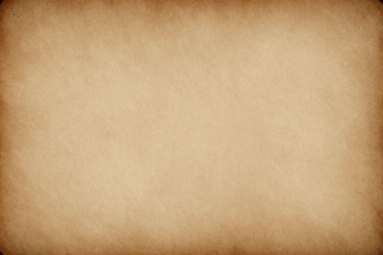 Full frame close-up of worn antique paper with a darker vignette along all edges and a pale warm center