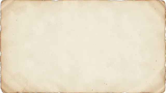 Blank aged cream paper with soft worn browned edges and subtle age spots, full of empty copy space