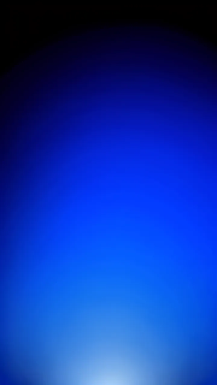 Smooth vertical gradient transitioning from deep black at the top to bright electric blue with a soft bottom glow
