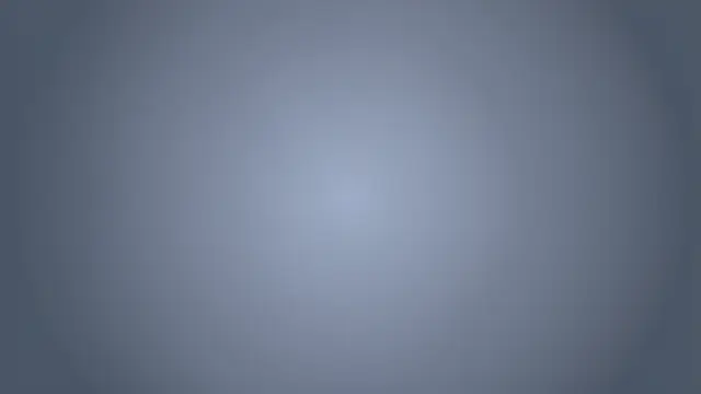Smooth radial gradient background, light pale blue-grey at the center deepening to slate at the edges