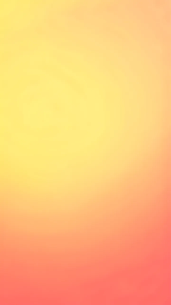 Smooth vertical hazy gradient transitioning from butter yellow at the top to soft coral at the bottom