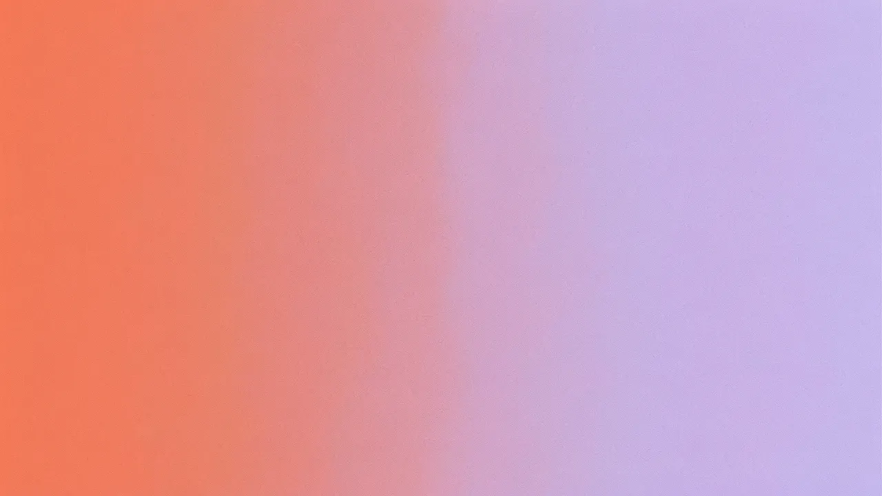 Smooth fine-grained gradient transitioning from warm coral on the left to soft lilac on the right