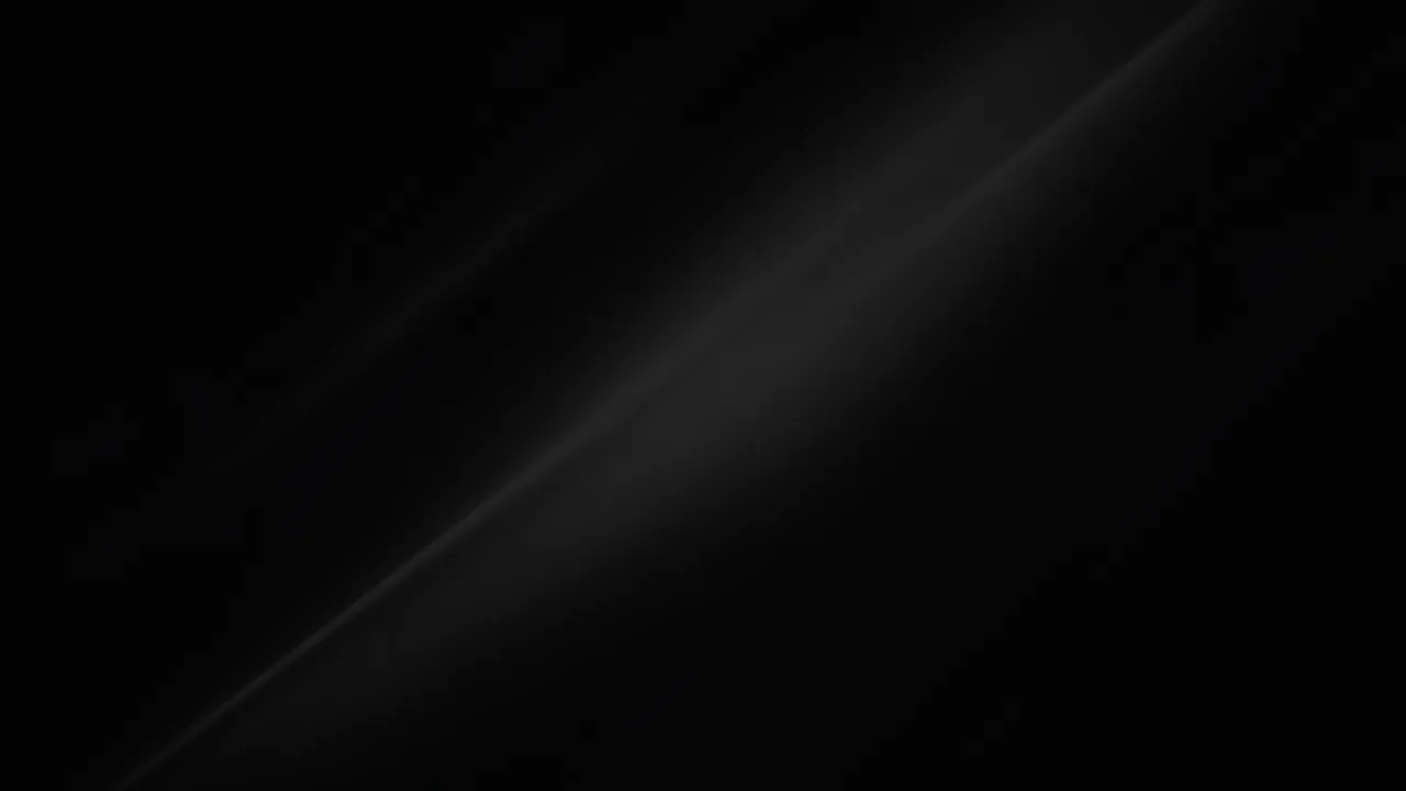 Subtle soft diagonal light streaks stretch across a deep near-black background