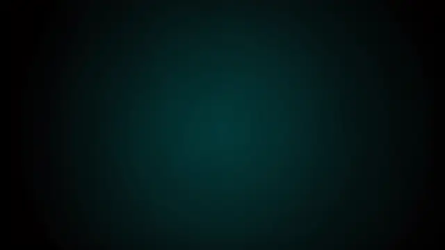 Smooth radial gradient background transitioning from solid black edges to deep teal at the center