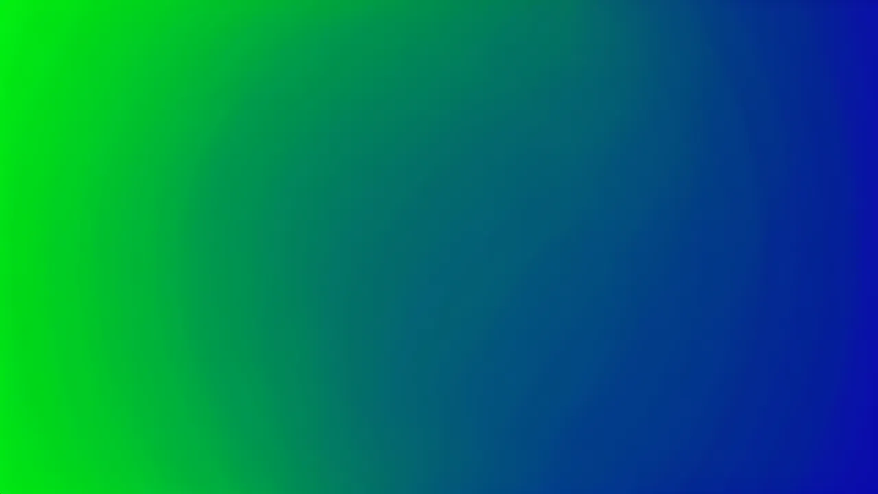 Smooth full-frame horizontal gradient transitioning from bright emerald green on the left to deep blue on the right