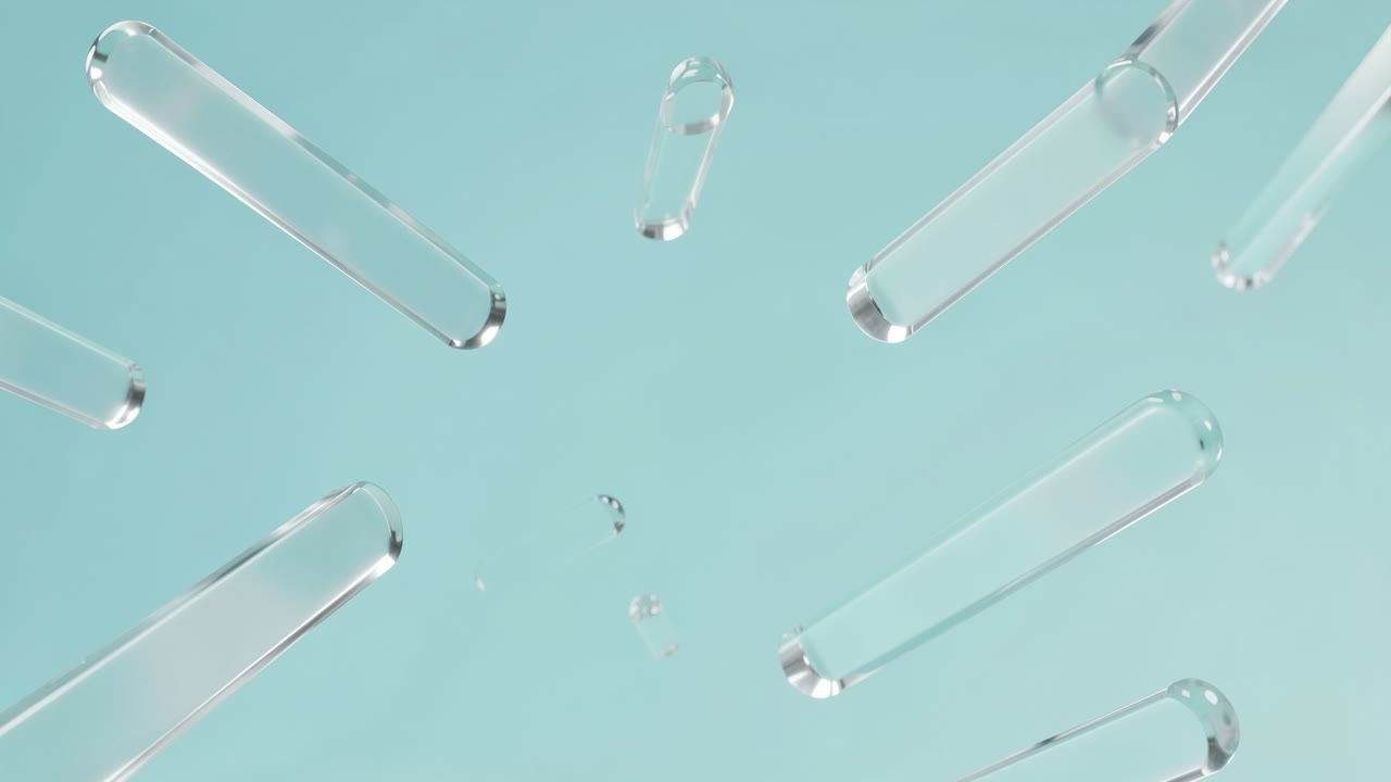Floating Frosted Glass Bars Desktop Wallpaper — Free Stock Illustration ...