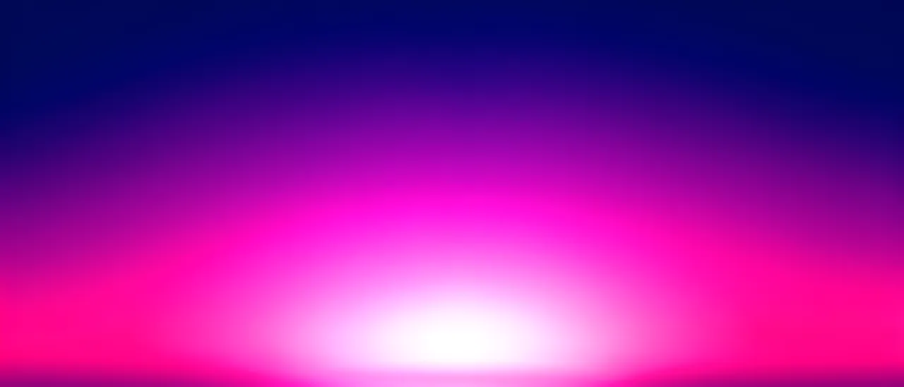 Smooth horizontal gradient transitioning from deep indigo top to hot pink with a bright center horizon glow