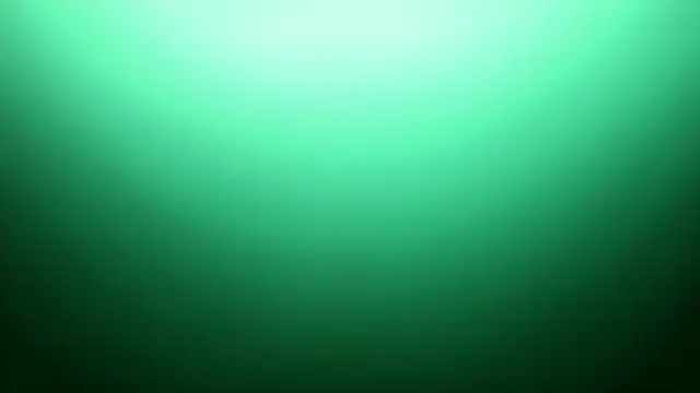 Smooth radial gradient transitioning from glowing light mint green to deep dark forest green