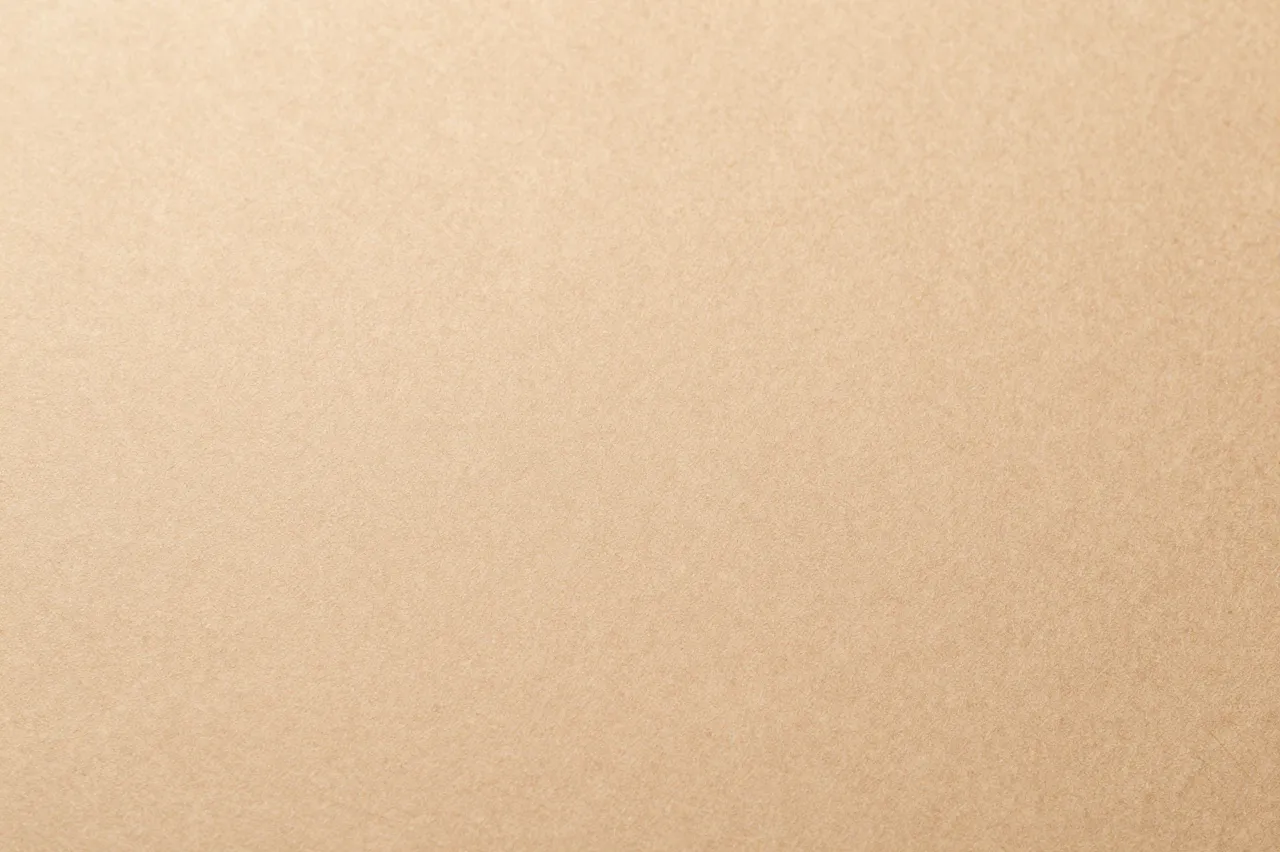 Flat continuous light brown kraft paper surface with subtle grain texture