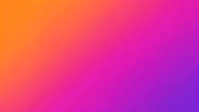 A smooth seamless gradient transitioning from warm orange through bright pink to deep purple