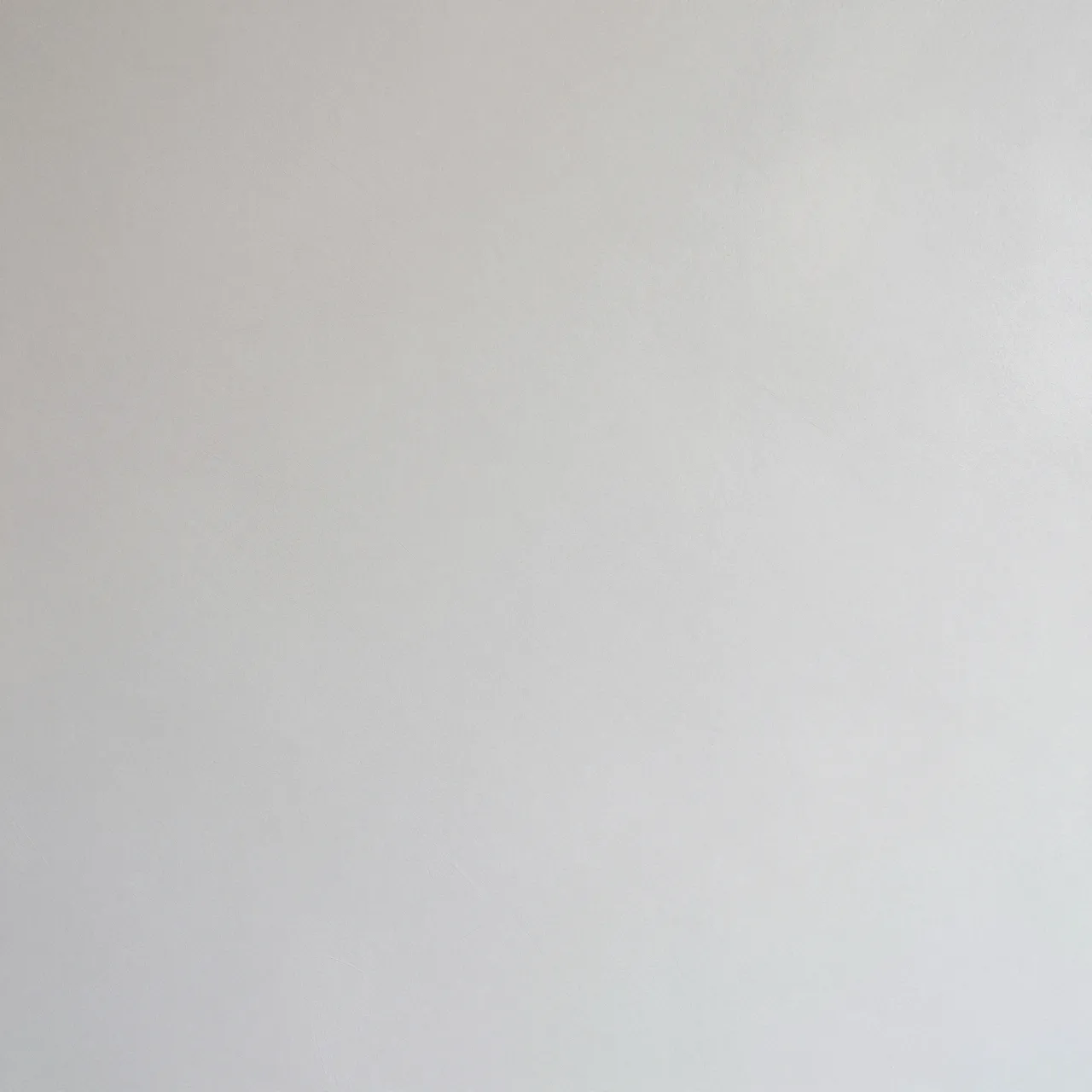 Full frame close-up of polished pale gray marble dust plaster with a soft satin sheen under even light