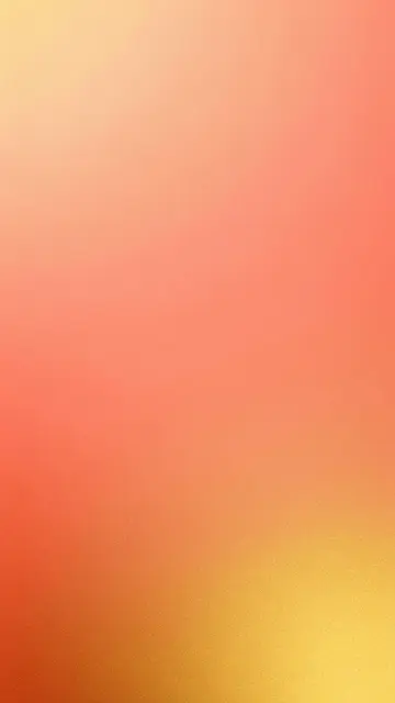 Vertical grainy soft gradient blending peach, coral and warm gold tones