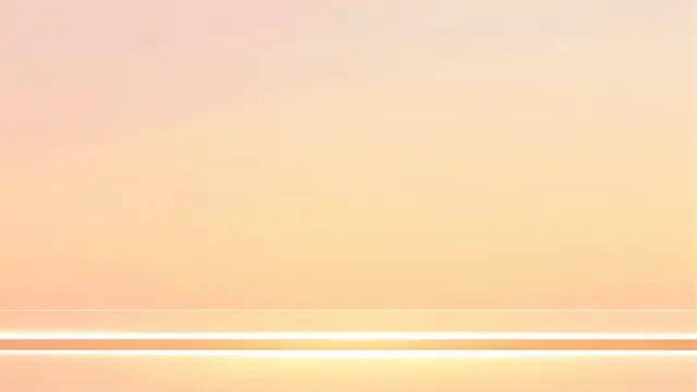 Smooth peach to pale gold gradient with thin horizontal light line low in the frame, leaving empty copy space above