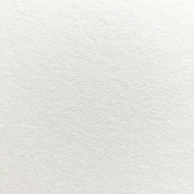 Close-up full frame view of textured bright white cold-press watercolor paper grain