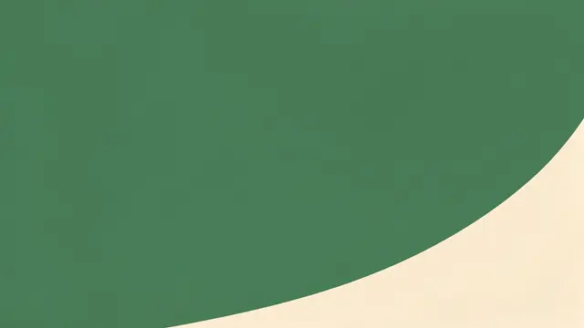 Minimalist background with solid sage green and a smooth curved cream shape in the bottom right