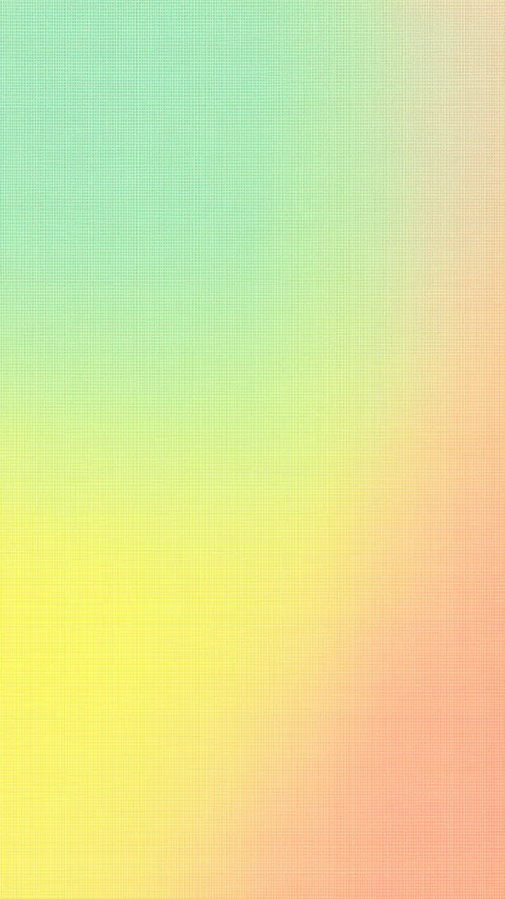 Vertical soft mesh gradient wallpaper in seafoam green, bright lemon yellow, and pale coral peach tones