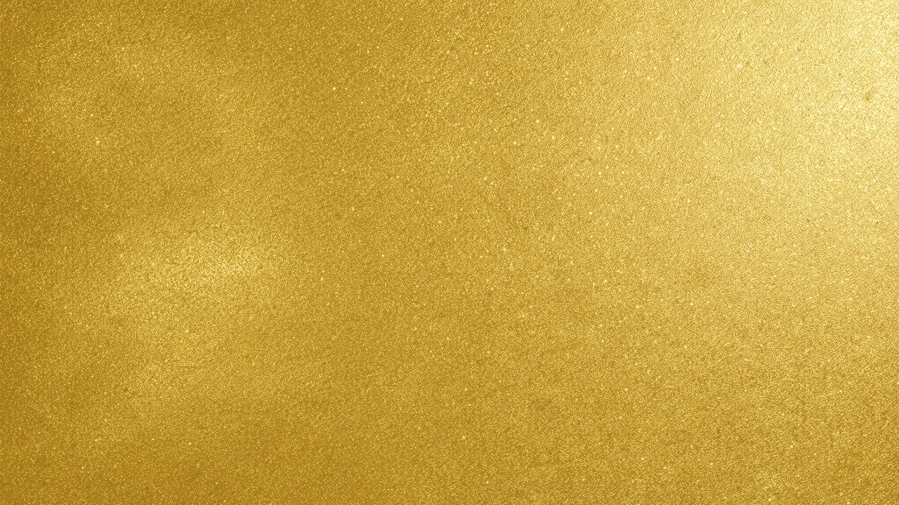 A full frame uniform shimmering warm gold textured surface with subtle light highlights